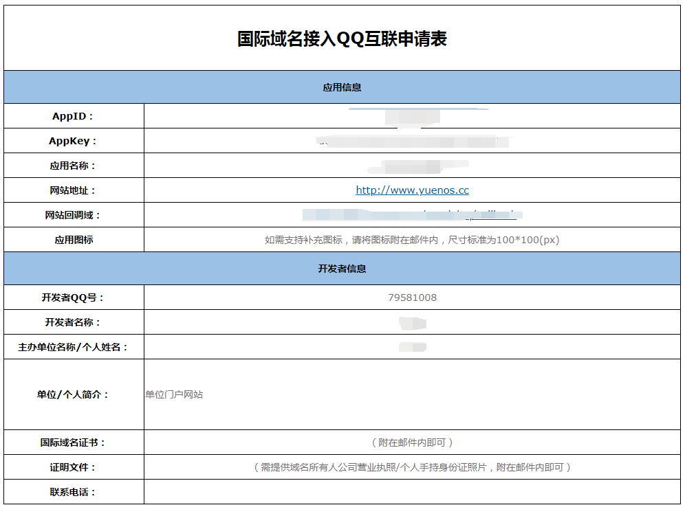 图片[2]|QQ互联无备案国际域名申请对接调试流程详细操作方法QQ登录应用申请教程|紫咖啡小站